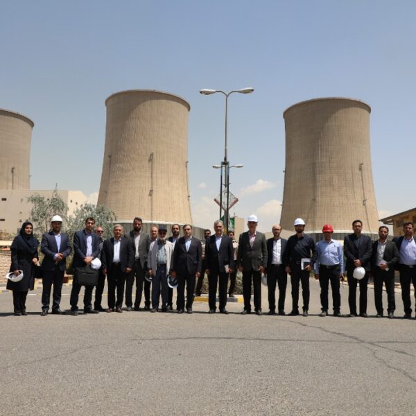 بازدید مدیرعامل بانک از نیروگاه (1)